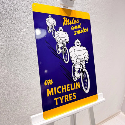 Michelin Cycling Advertising Metal Tabela