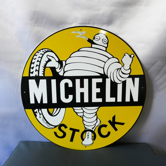 Michelin Stock - Bibendum Smoking Metal Tabela