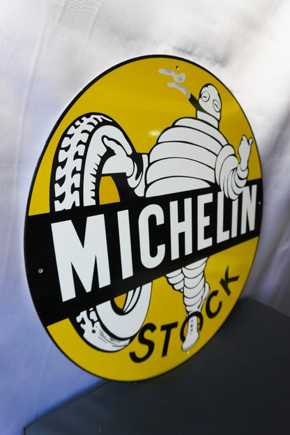 Michelin Stock - Bibendum Smoking Metal Tabela