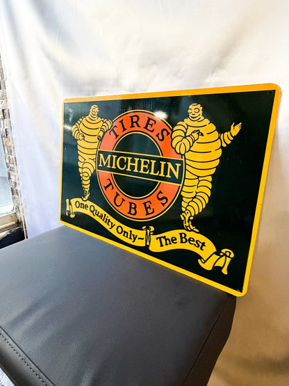 Michelin Tires - Advertising Metal Tabela