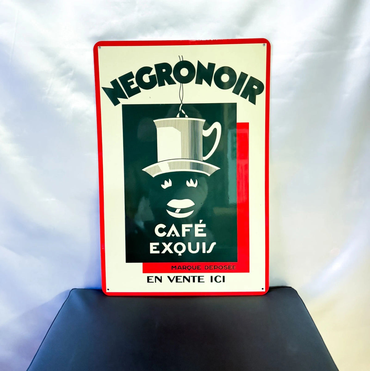 Negronoir Café Exquis-Coffee Advertising Metal Tabela