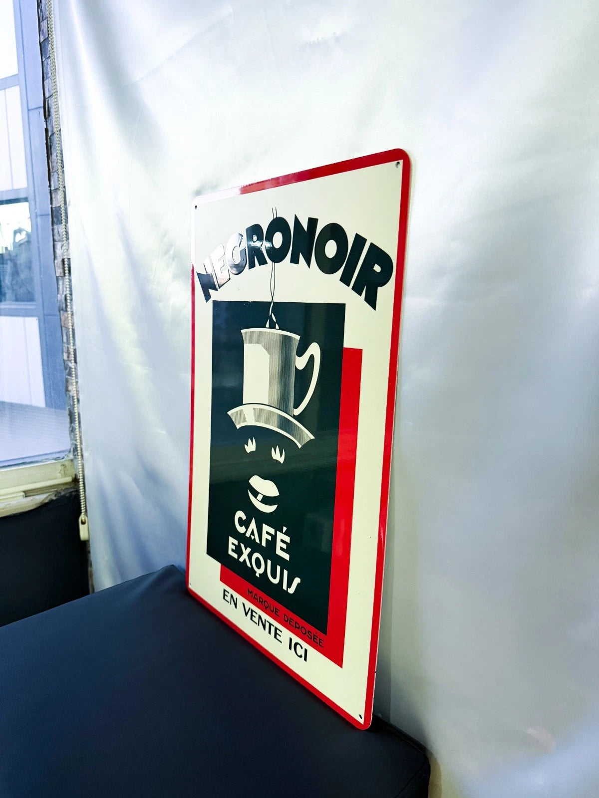 Negronoir Café Exquis-Coffee Advertising Metal Tabela