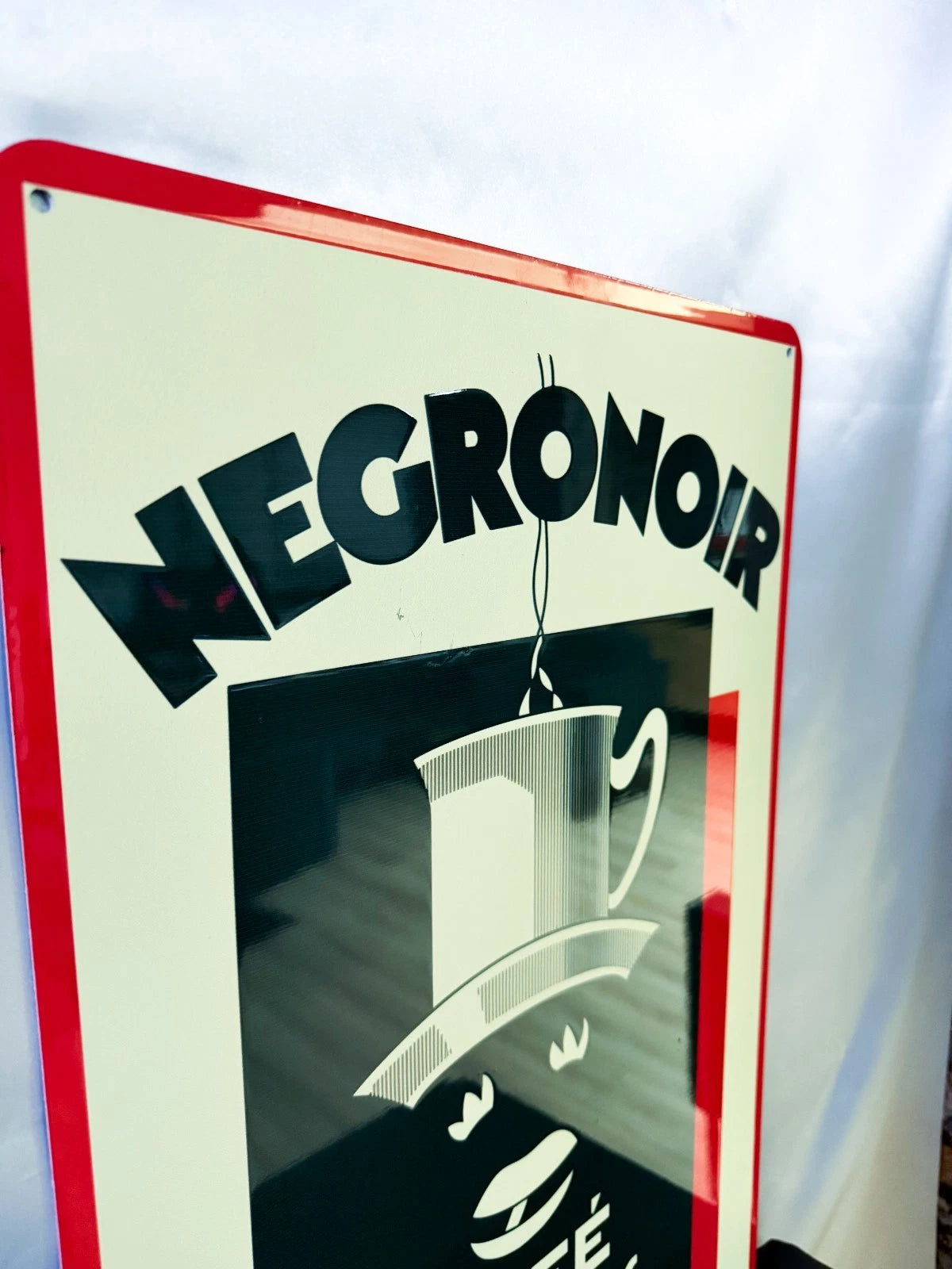 Negronoir Café Exquis-Coffee Advertising Metal Tabela