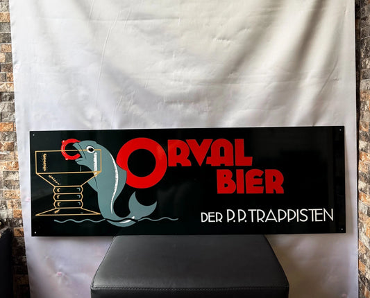 Orval Bier - Der P.P. Trappisten Metal Tabela