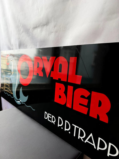 Orval Bier - Der P.P. Trappisten Metal Tabela