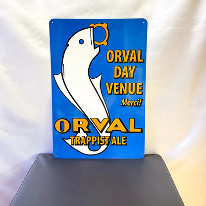 Orval Trappist Ale - Brewery Advertising Metal Tabela