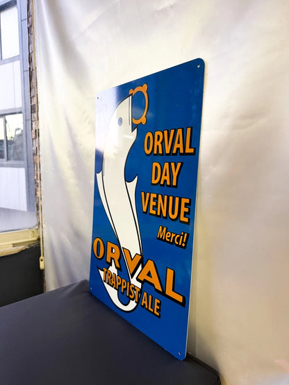 Orval Trappist Ale - Brewery Advertising Metal Tabela