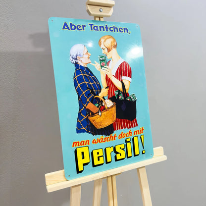 Persil Advertising Metal Tabela