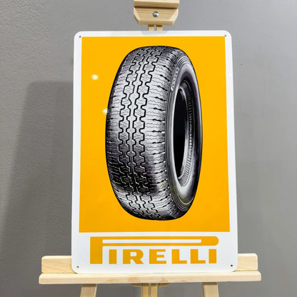 Pirelli Tyre Advertising Metal Tabela