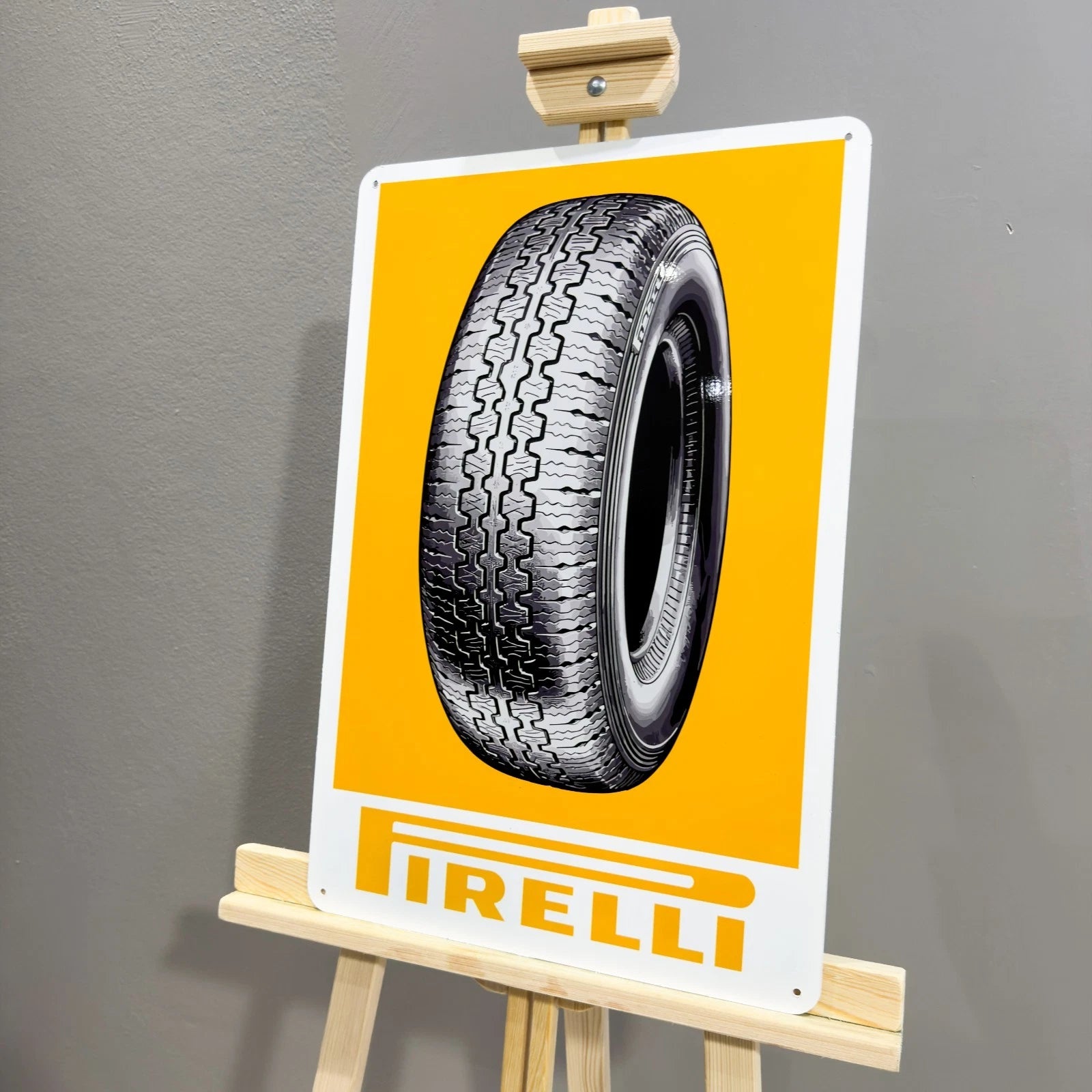 Pirelli Tyre Advertising Metal Tabela