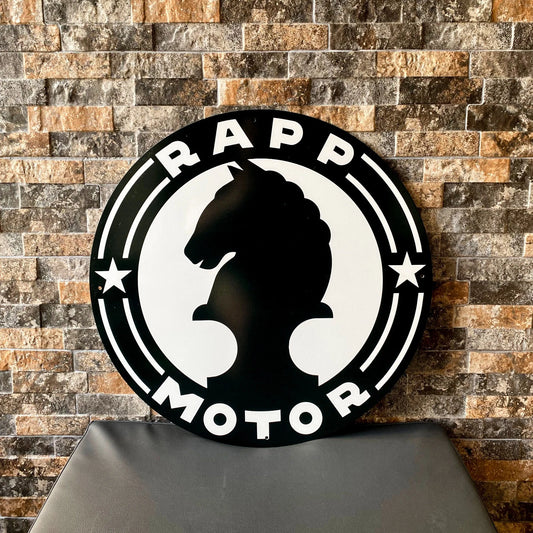 Rapp Motorenwerke Crest 1913 - Pre-BMW Origins Metal Tabela