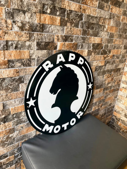 Rapp Motorenwerke Crest 1913 - Pre-BMW Origins Metal Tabela