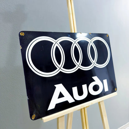 Rusted Audi Rings Metal Tabela