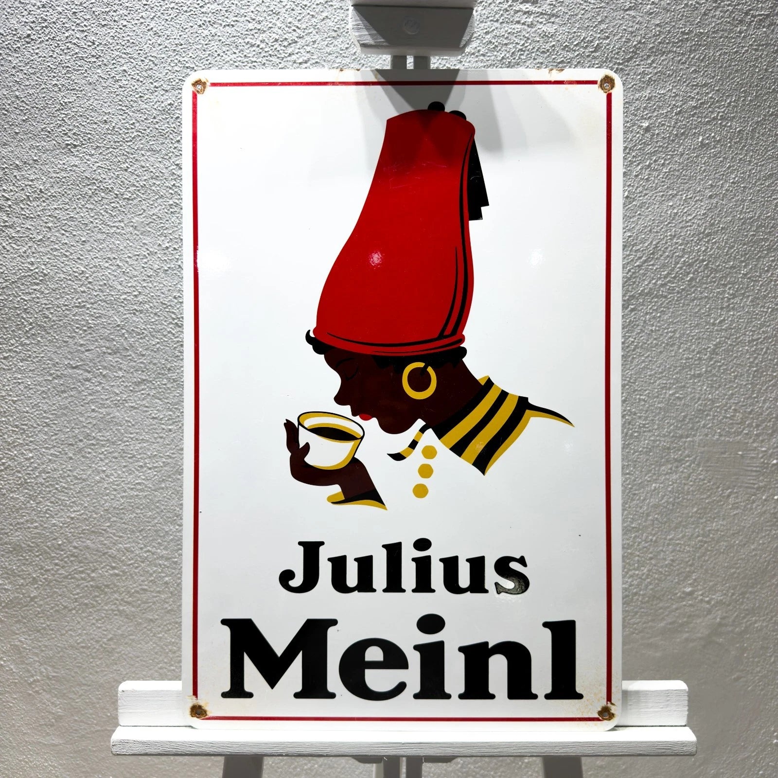 Rusty Julius Meinl Coffee Metal Tabela