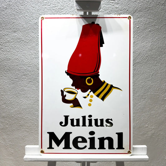 Rusty Julius Meinl Coffee Metal Tabela