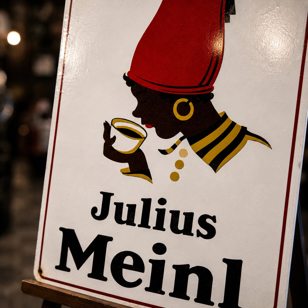 Rusty Julius Meinl Coffee Metal Tabela