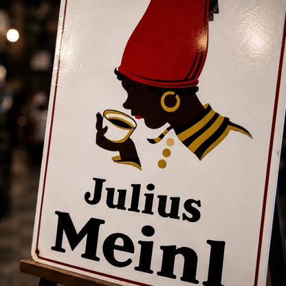 Rusty Julius Meinl Coffee Metal Tabela