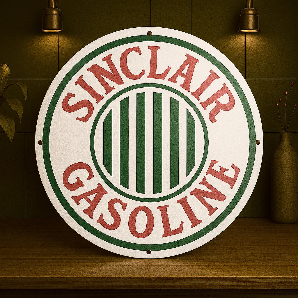 SINCLAIR GASOLINE (Indoor Edition) Metal Tabela
