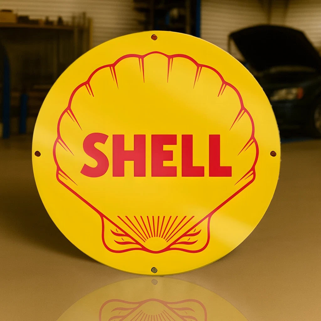 SHELL GASOLINE - Minimal Metal Tabela