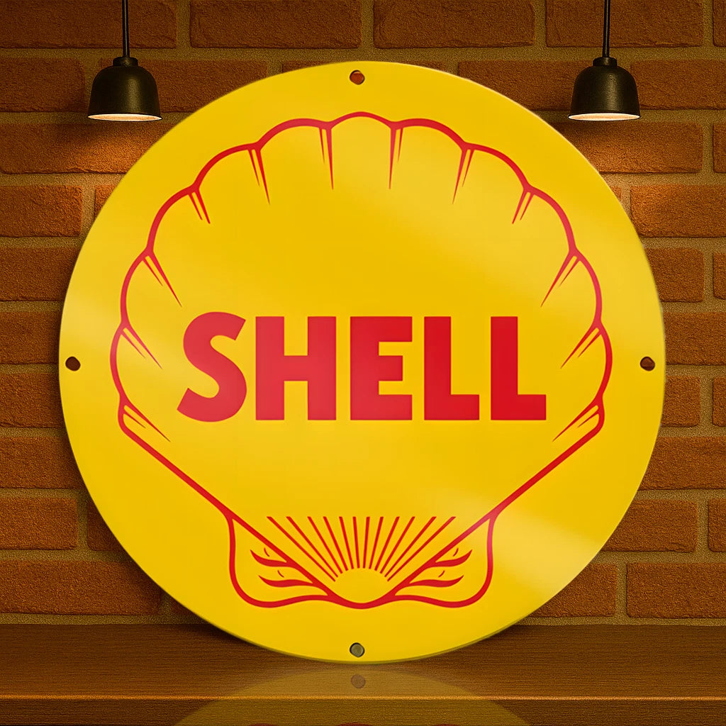 SHELL GASOLINE - Minimal Metal Tabela