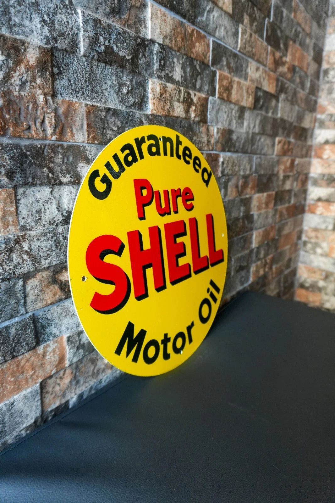 Shell Guaranteed Pure Motor Oil - Sig Metal Tabela