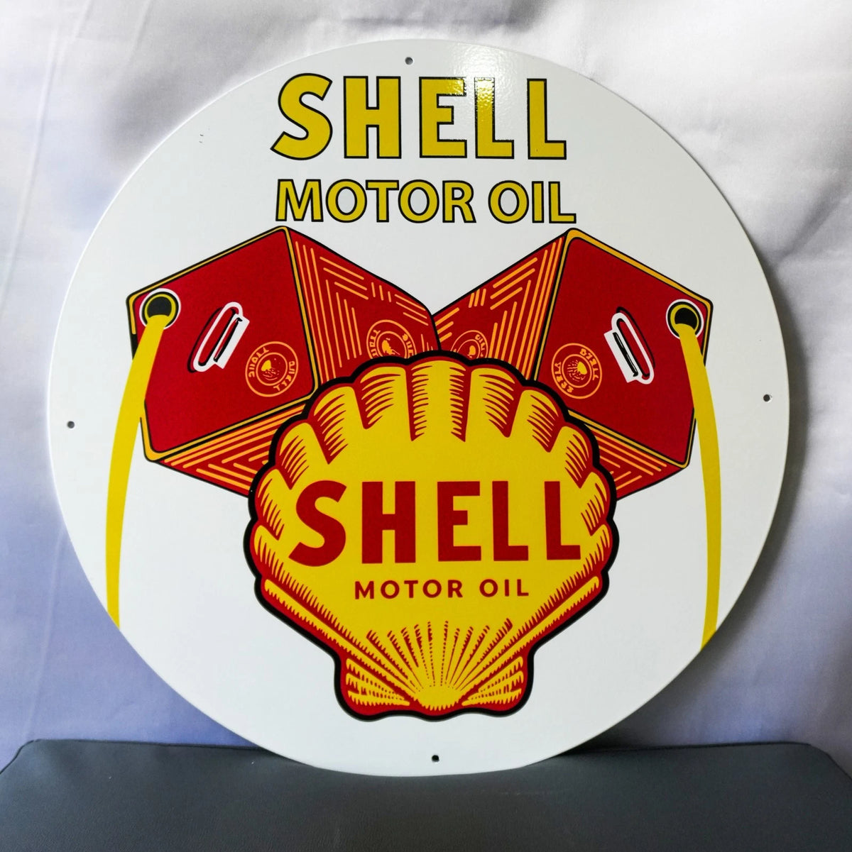 Shell Motor Oil - Oil Can Metal Tabela