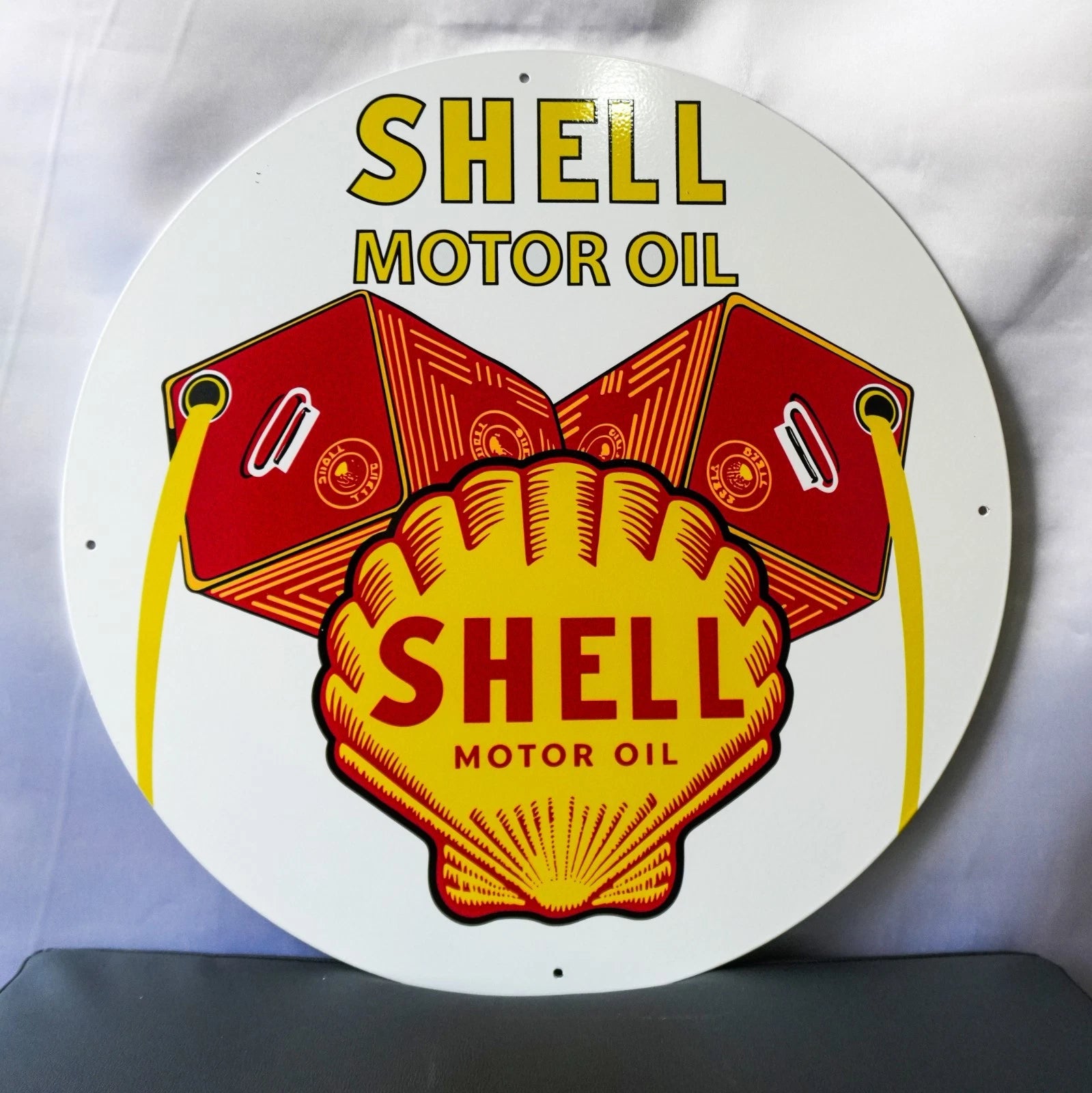 Shell Motor Oil - Oil Can Metal Tabela