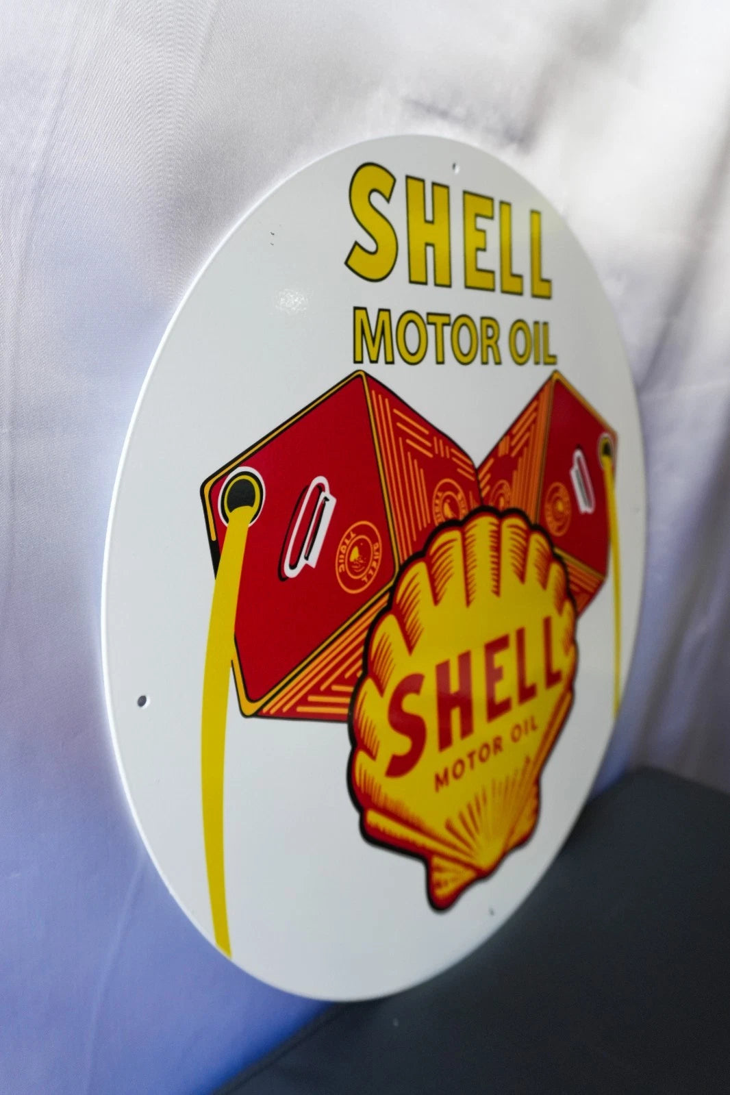 Shell Motor Oil - Oil Can Metal Tabela