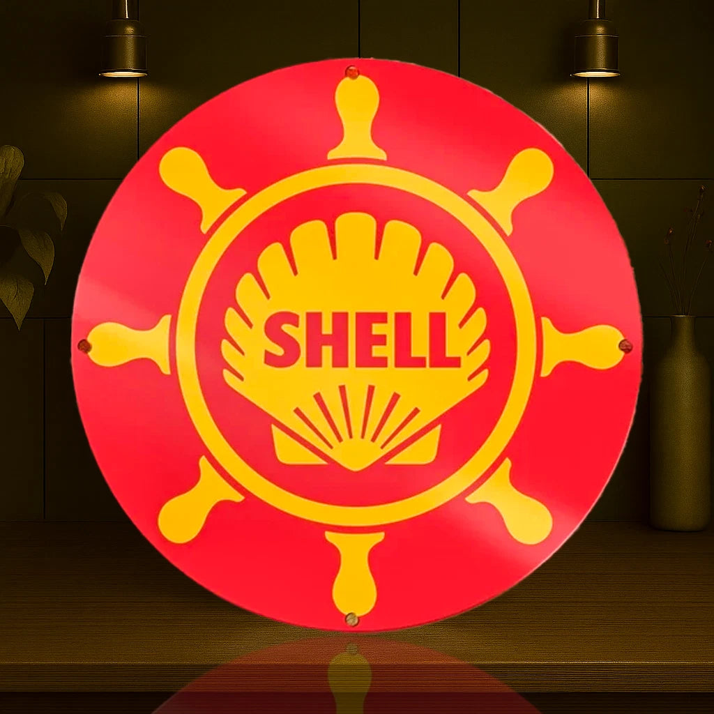 SHELL Steering Whell LOGO Metal Tabela