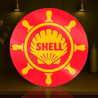SHELL Steering Whell LOGO Metal Tabela