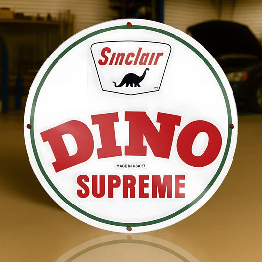 Sinclair Dino Supreme - Gasoline Metal Tabela