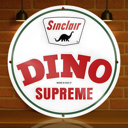 Sinclair Dino Supreme - Gasoline Metal Tabela