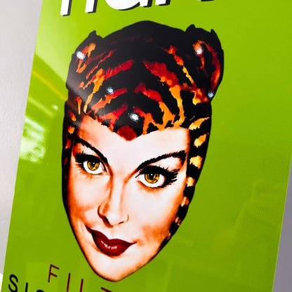 Tigra Filter Zigaretten - Cigarette Advertising Metal Tabela
