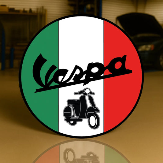 Vespa Italian - Metal Tabela