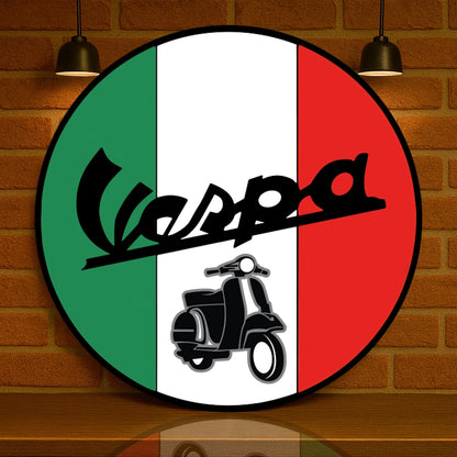Vespa Italian - Metal Tabela