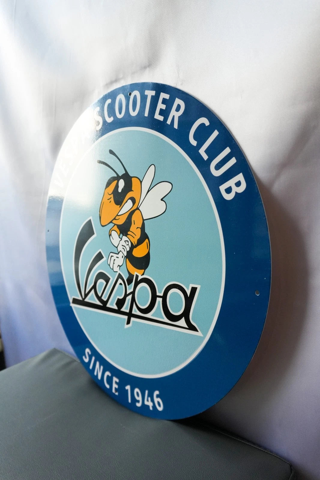 Vespa Scooter Club - Italian Scooter Metal Tabela