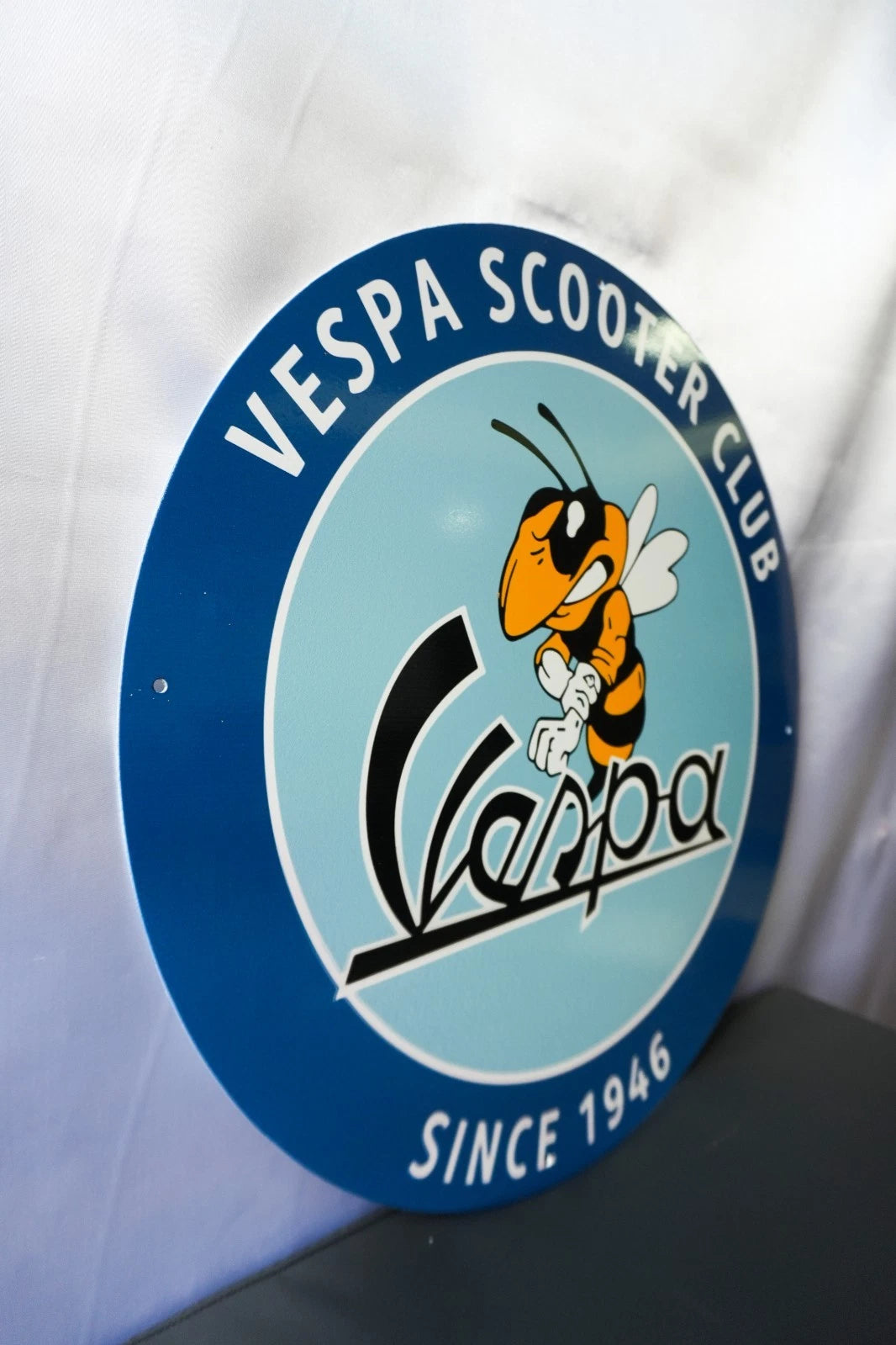 Vespa Scooter Club - Italian Scooter Metal Tabela