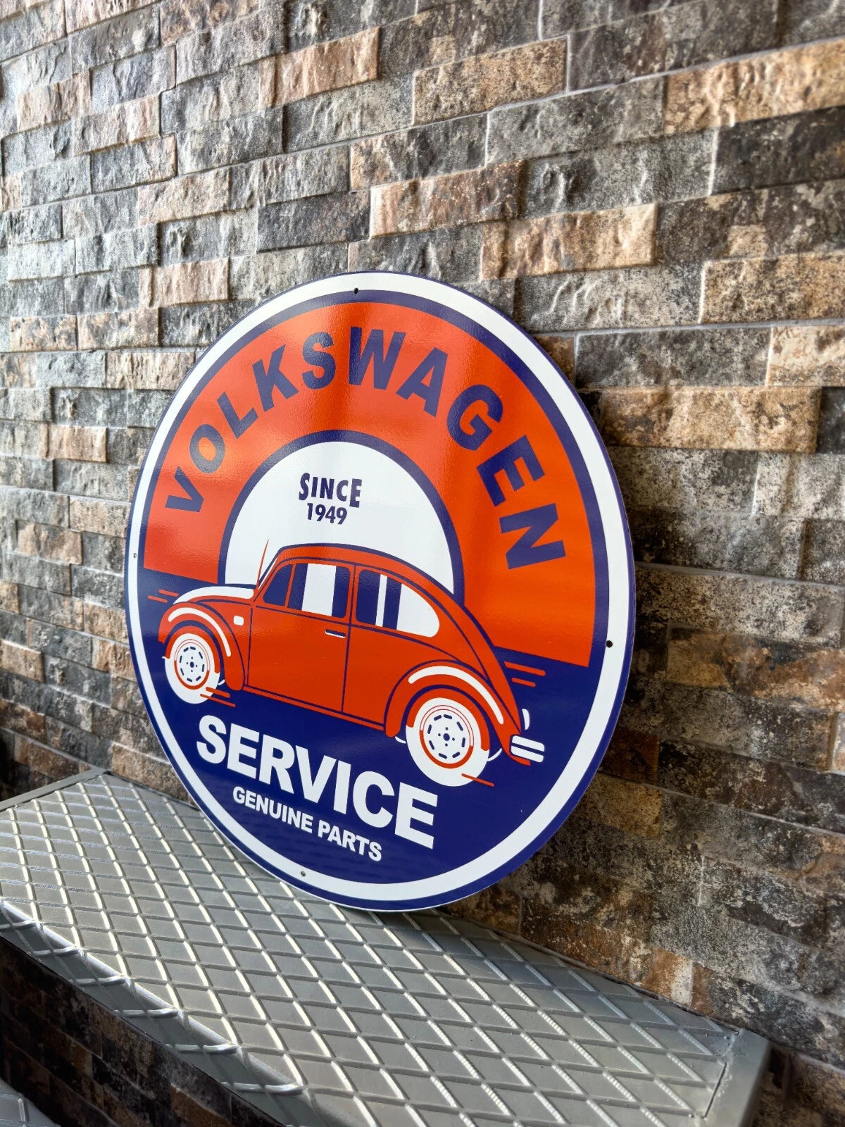 VOLKSWAGEN Beetle 1949 Service Metal Tabela