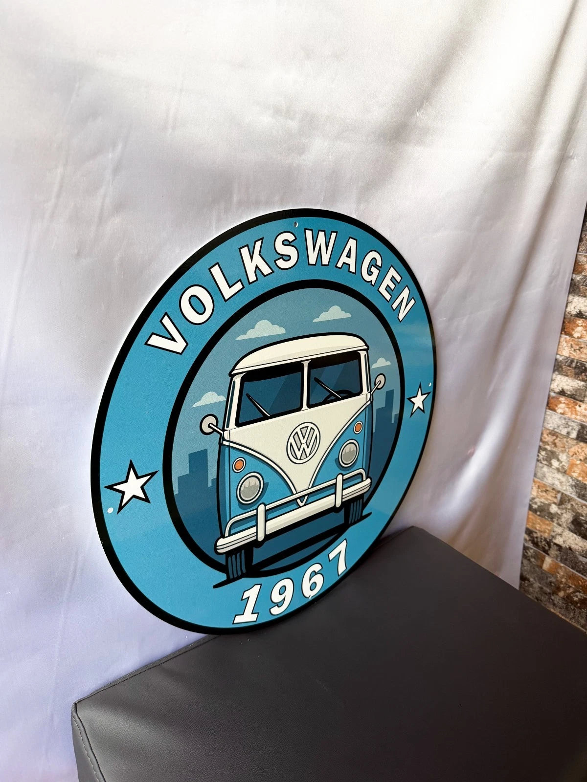Volkswagen Bus 1967 - Classic VW T1 Metal Tabela