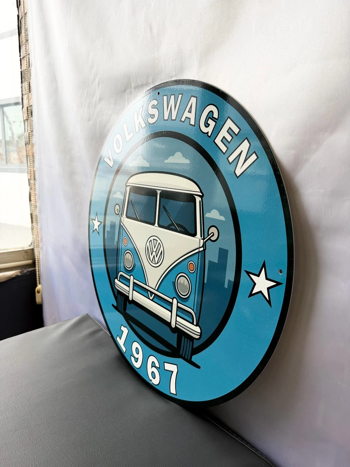 Volkswagen Bus 1967 - Classic VW T1 Metal Tabela