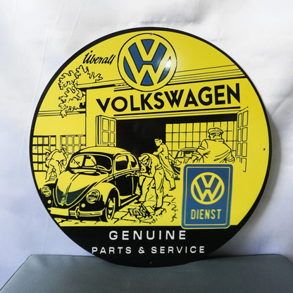 Volkswagen Genuine Parts & Service - Werkstatt Metal Tabela
